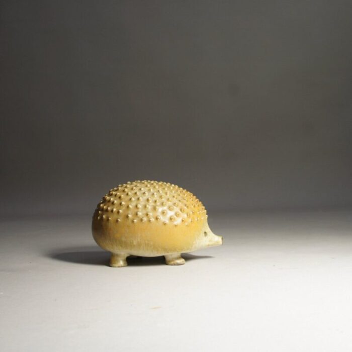 ceramic hedgehog by lisa larson 1970s 2