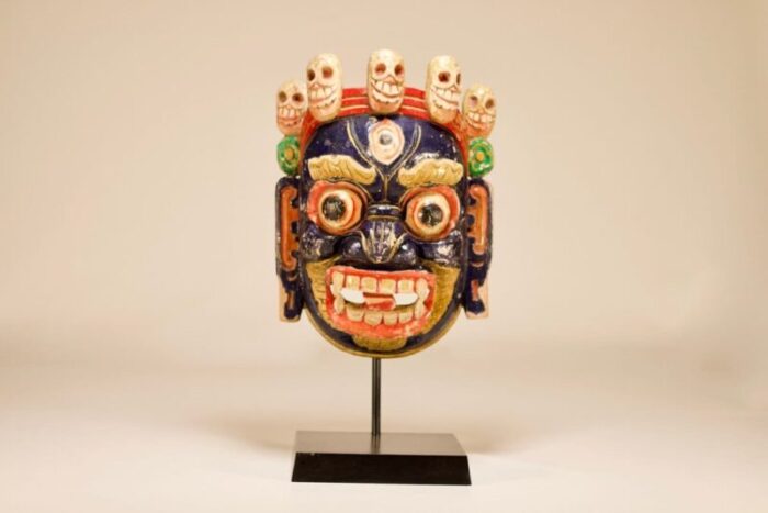 cham mahakala mask early 20th century 1