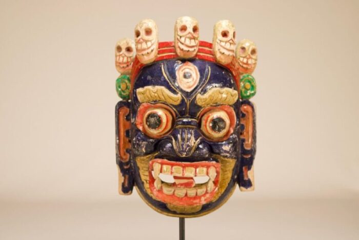 cham mahakala mask early 20th century 2