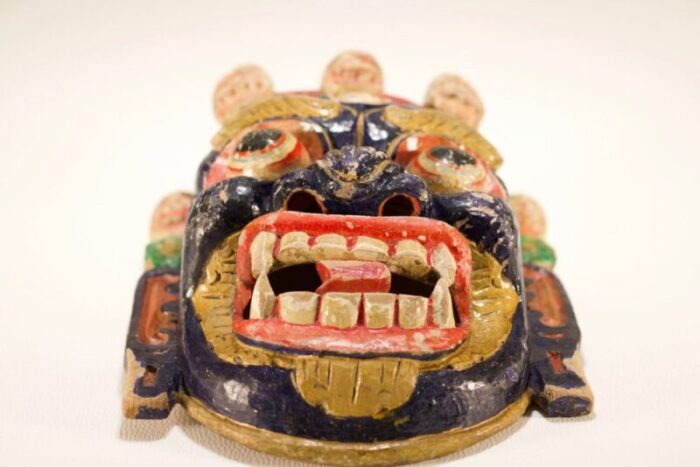 cham mahakala mask early 20th century 5