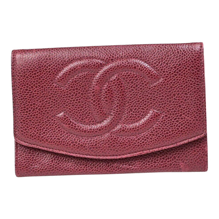 chanel logo cc wallet 6075