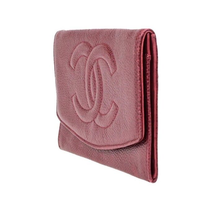 chanel logo cc wallet 8982