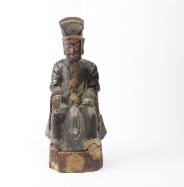 chinese figure of learned man 17th or 18th century 1