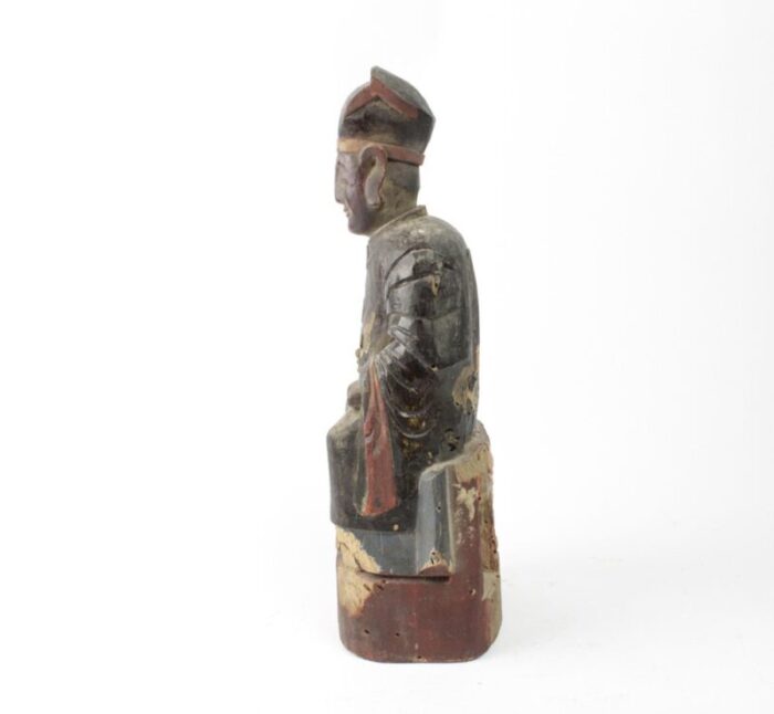 chinese figure of learned man 17th or 18th century 2