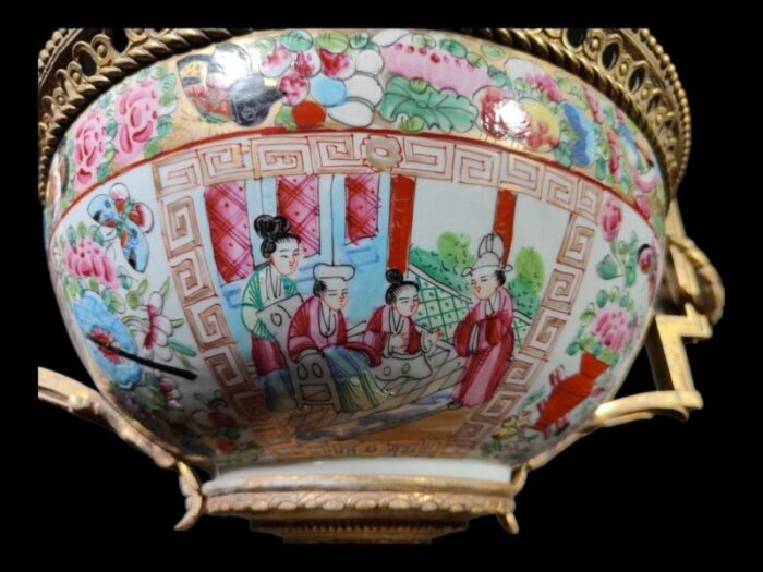 chinese porcelain punch bowl 19th century 5