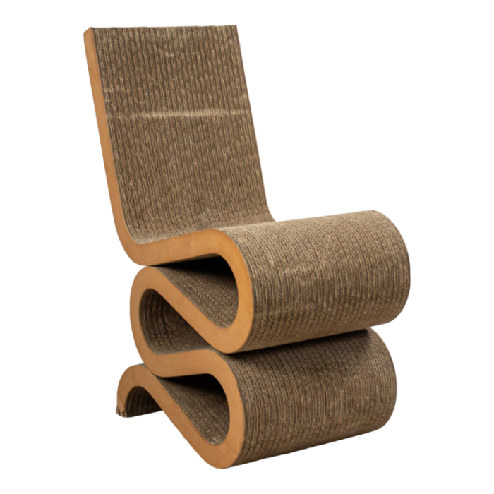 corrugated cardboard wiggle chair 0098