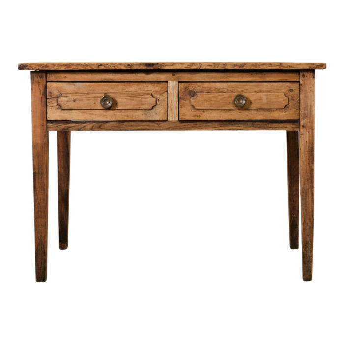 country french provincial bleached pine writing table desk 4577