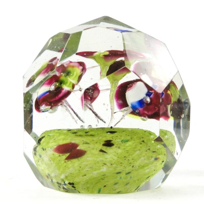 crystal paperweight germany 1890s 1 2