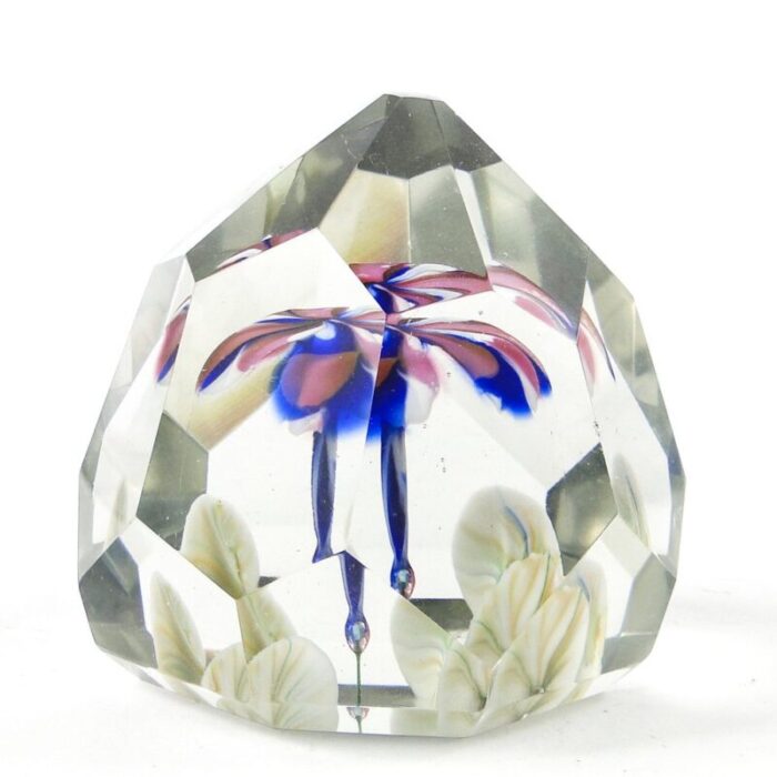 crystal paperweight germany 1890s 1