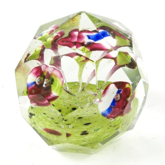 crystal paperweight germany 1890s 8 2