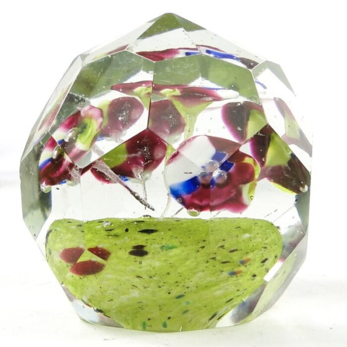 crystal paperweight germany 1890s 9 2