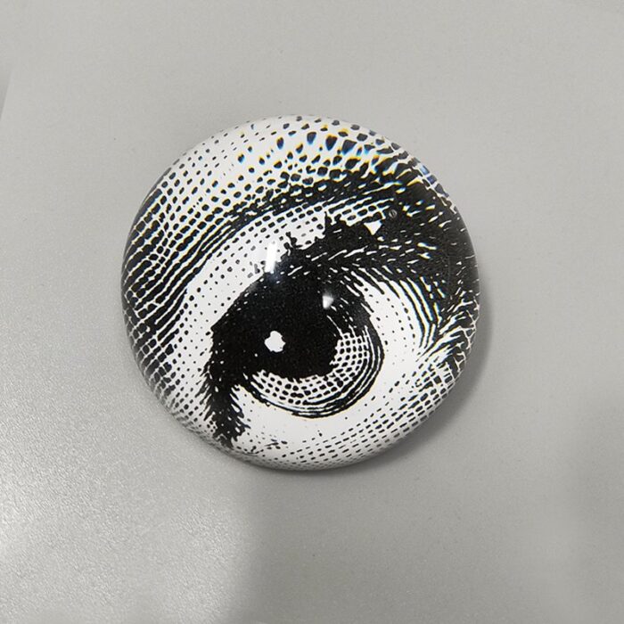 crystal paperweight sphere by piero fornasetti italy 1970s 2