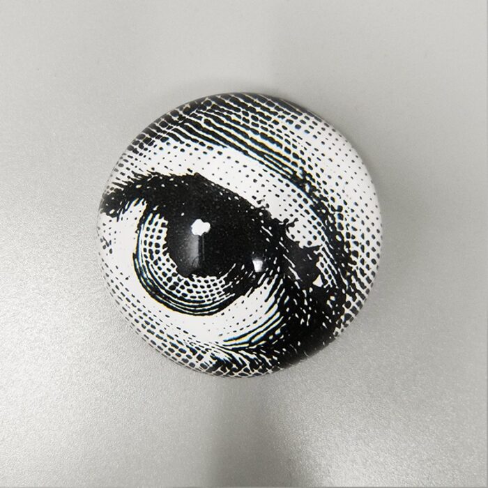 crystal paperweight sphere by piero fornasetti italy 1970s 3