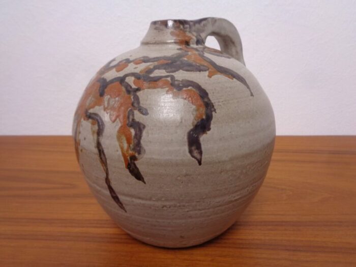 danish studio ceramic vase by asta lilbaeck fuurstrom 1940s 1