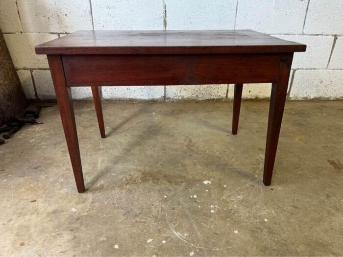 early 20th century antique mahogany side table 0399