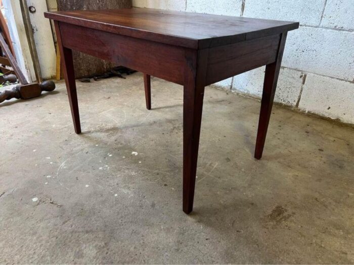 early 20th century antique mahogany side table 7830