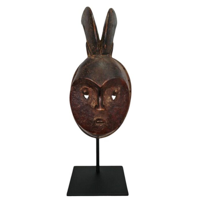 early 20th century baule tribal mask 1