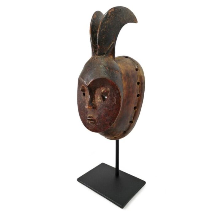 early 20th century baule tribal mask 2