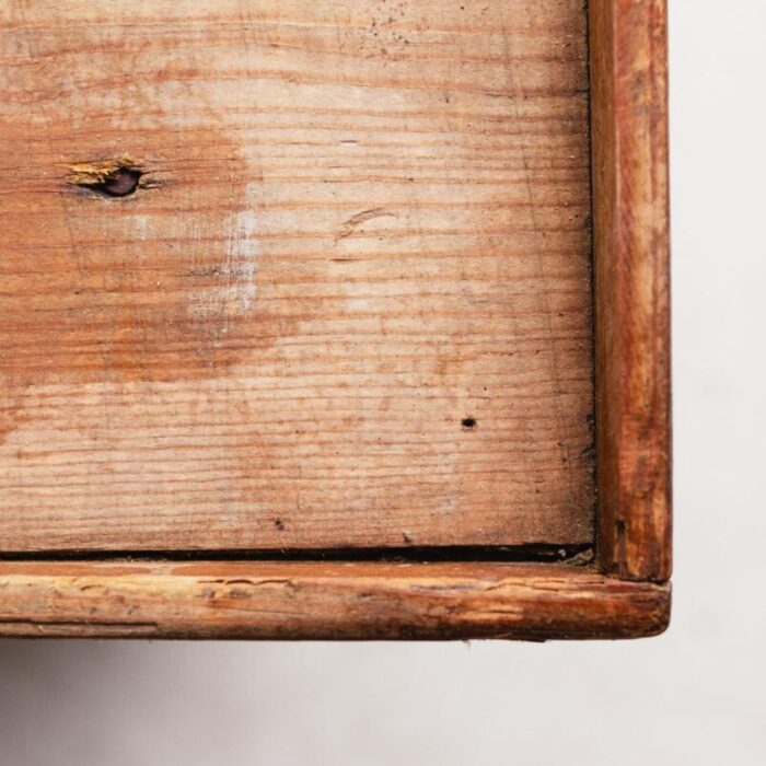 early 20th century raw pine work table 2537