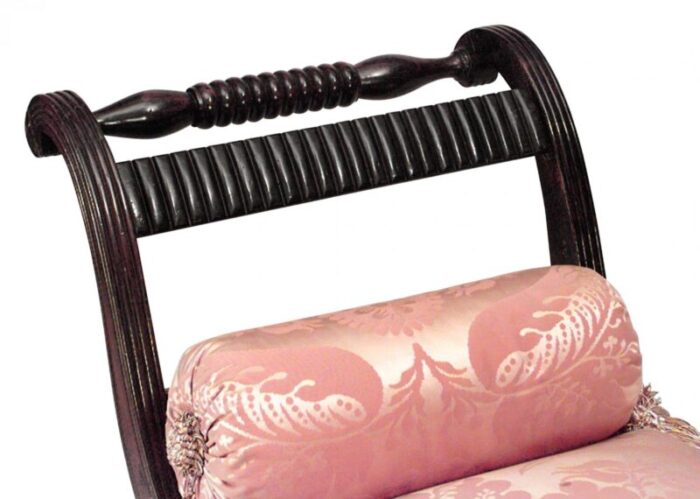 english regency style rosewood chaise 2391