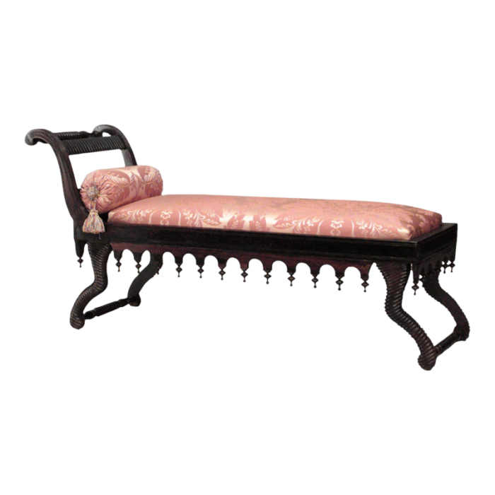 english regency style rosewood chaise 2924