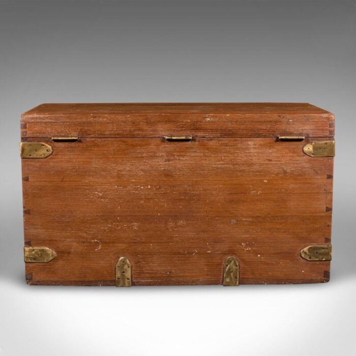 english workmans tool chest in teak brass 4