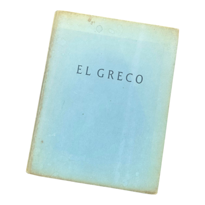 first edition el greco book 9530