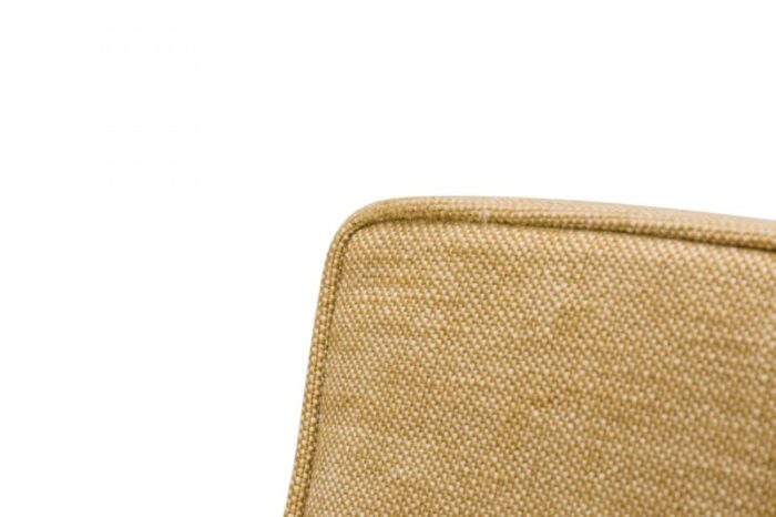 florence knoll for knoll international american mid century beige fabric upholstered lounge armchair 6302