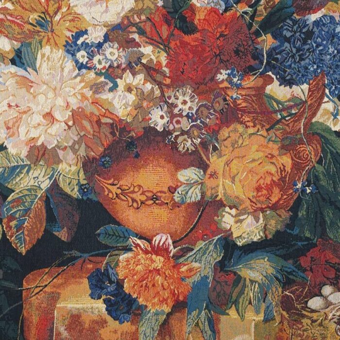 flower painting tapestry 1900s 3