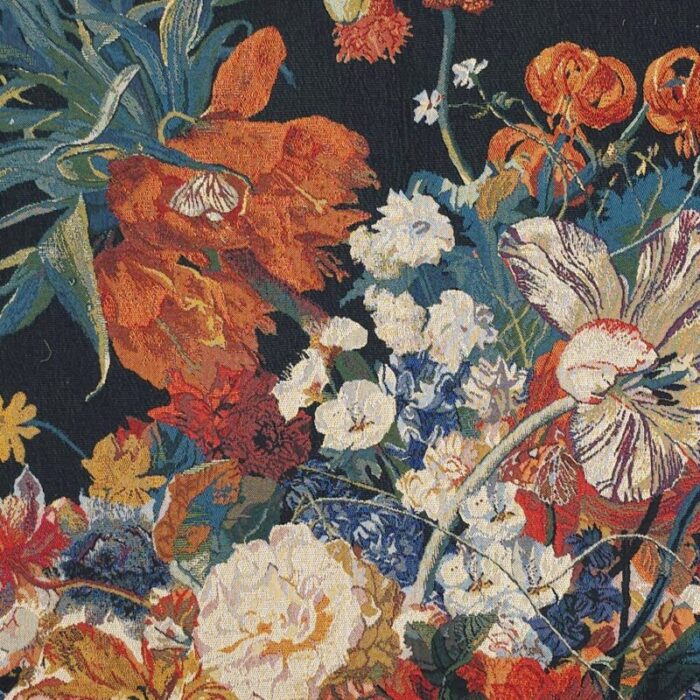 flower painting tapestry 1900s 4