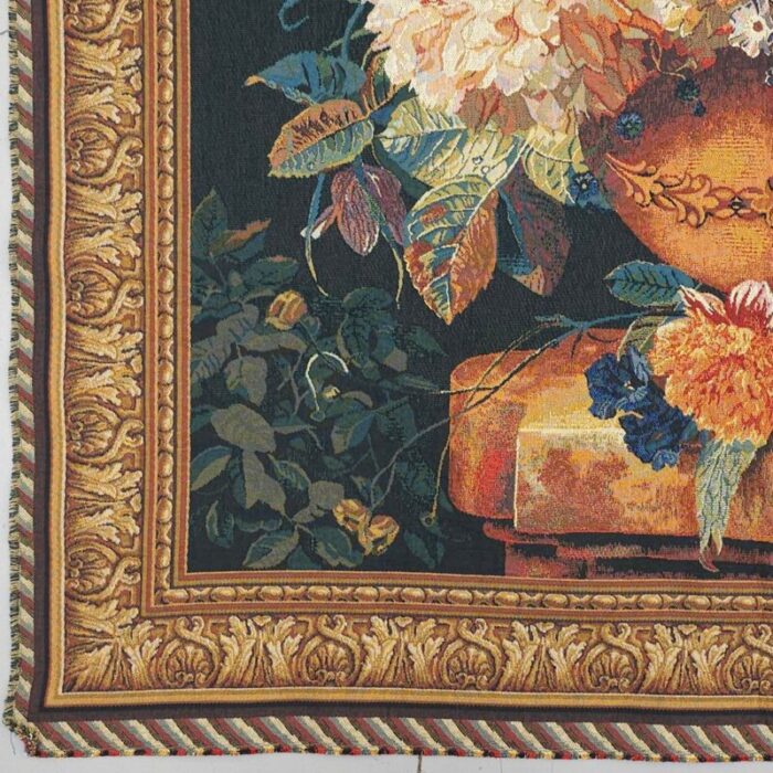 flower painting tapestry 1900s 5