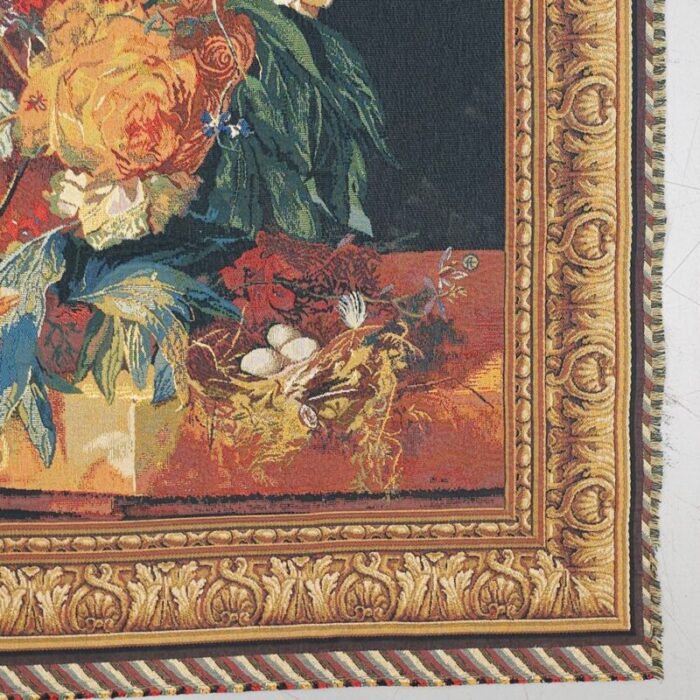 flower painting tapestry 1900s 6