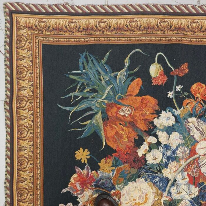 flower painting tapestry 1900s 7