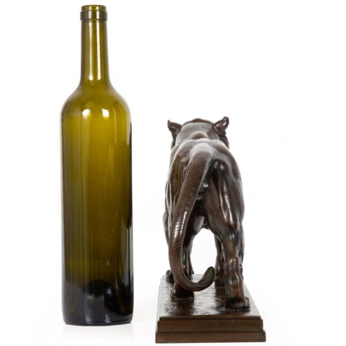 french 1880s bronze sculpture tiger walking by antoine louis barye 5601