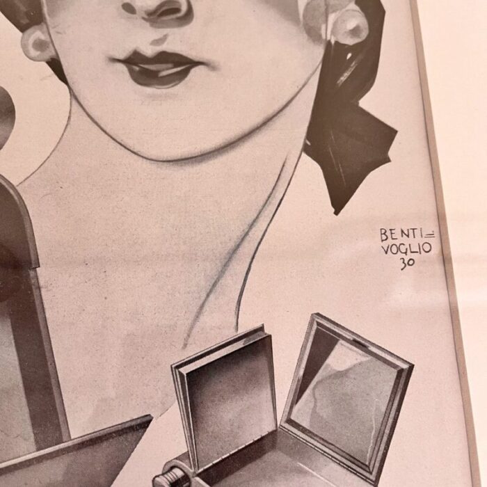 french art deco advertising print originally 20s worth couture parfums 1920s 3