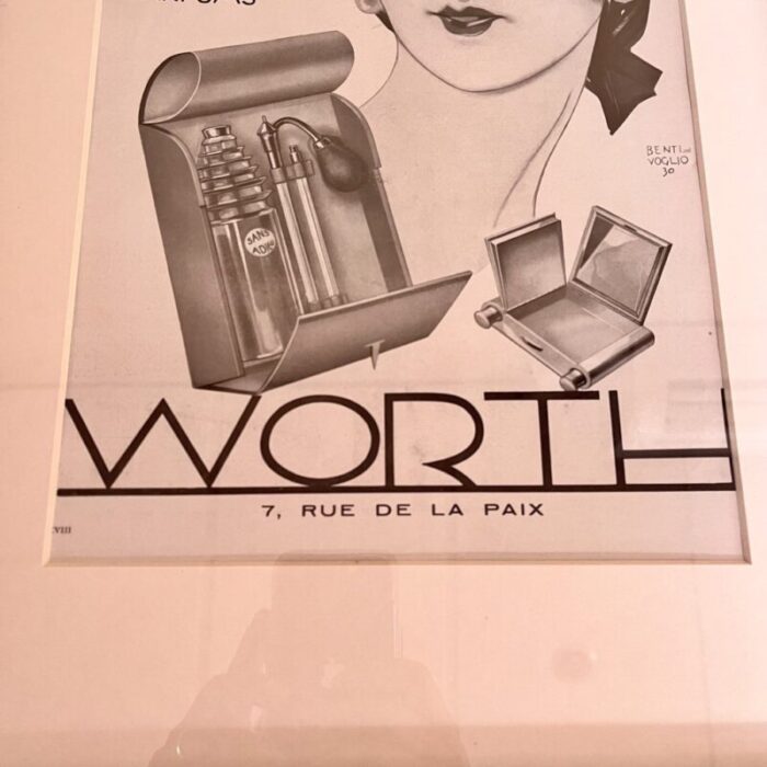 french art deco advertising print originally 20s worth couture parfums 1920s 5