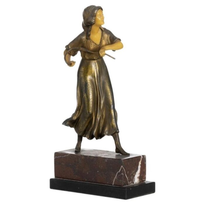 french art deco female figure early 20th century 1