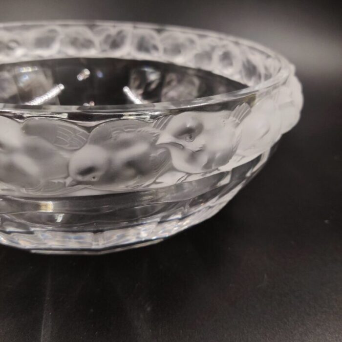 french art deco glass bowl by rene lalique 1930s 2