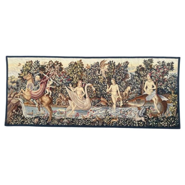 french aubusson tapestry of venus 1970s 1