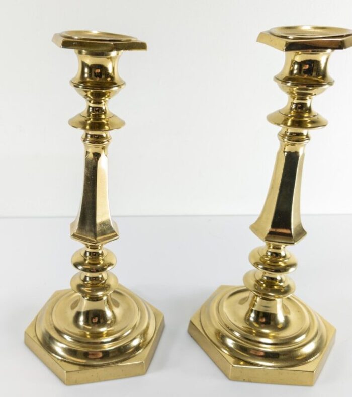 french louis xov style bronze candlesticks 3