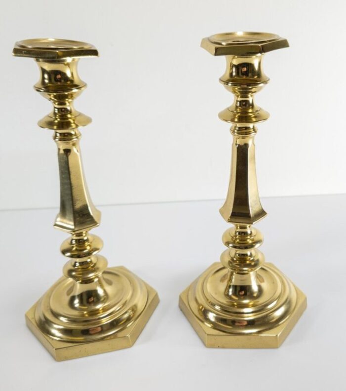 french louis xov style bronze candlesticks 4