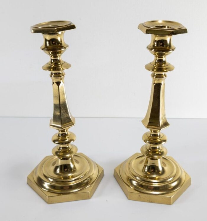 french louis xov style bronze candlesticks 5