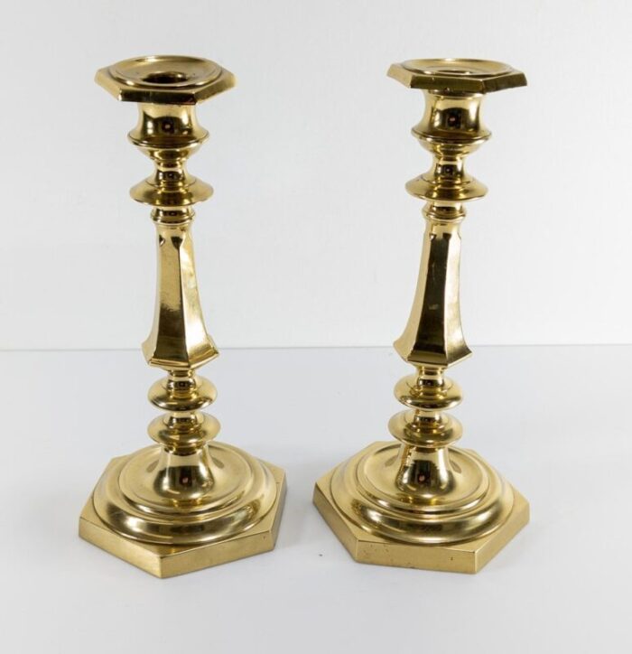 french louis xov style bronze candlesticks 6