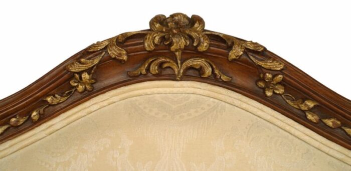 french louis xv style walnut bergere arm chair 2995