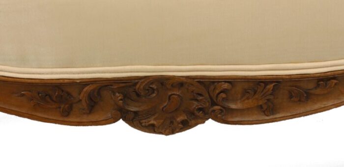 french louis xv walnut settee 3324