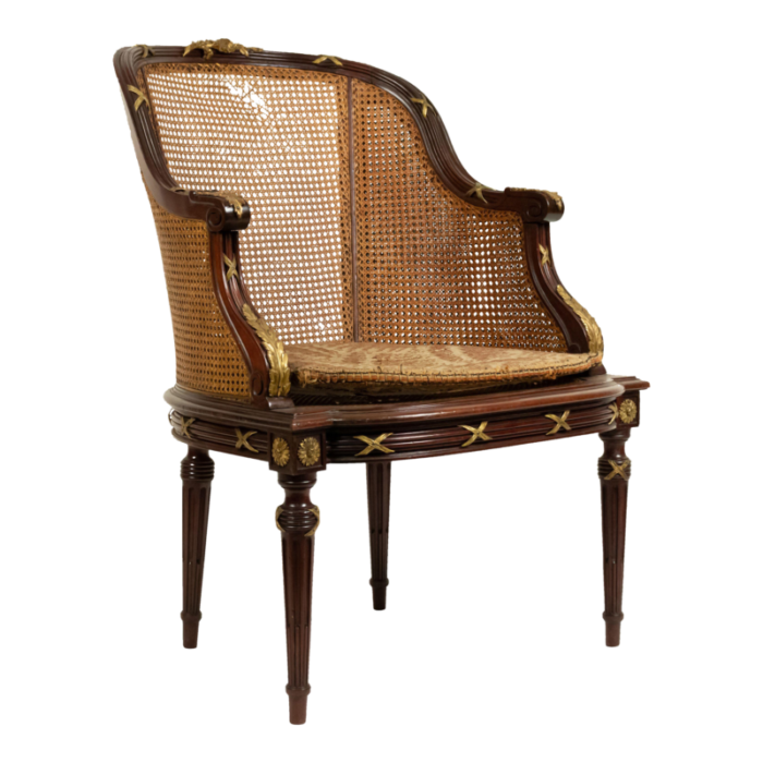 french louis xvi style bergere chair 7565