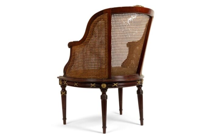 french louis xvi style bergere chair 8659