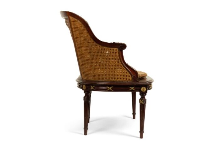 french louis xvi style bergere chair 9058