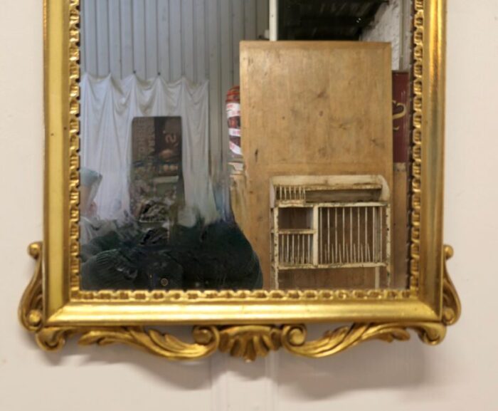 french napoleon iii style gilt wall mirror 1940s 3