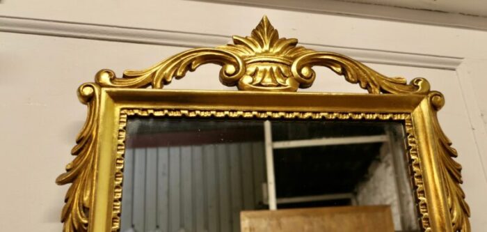 french napoleon iii style gilt wall mirror 1940s 4